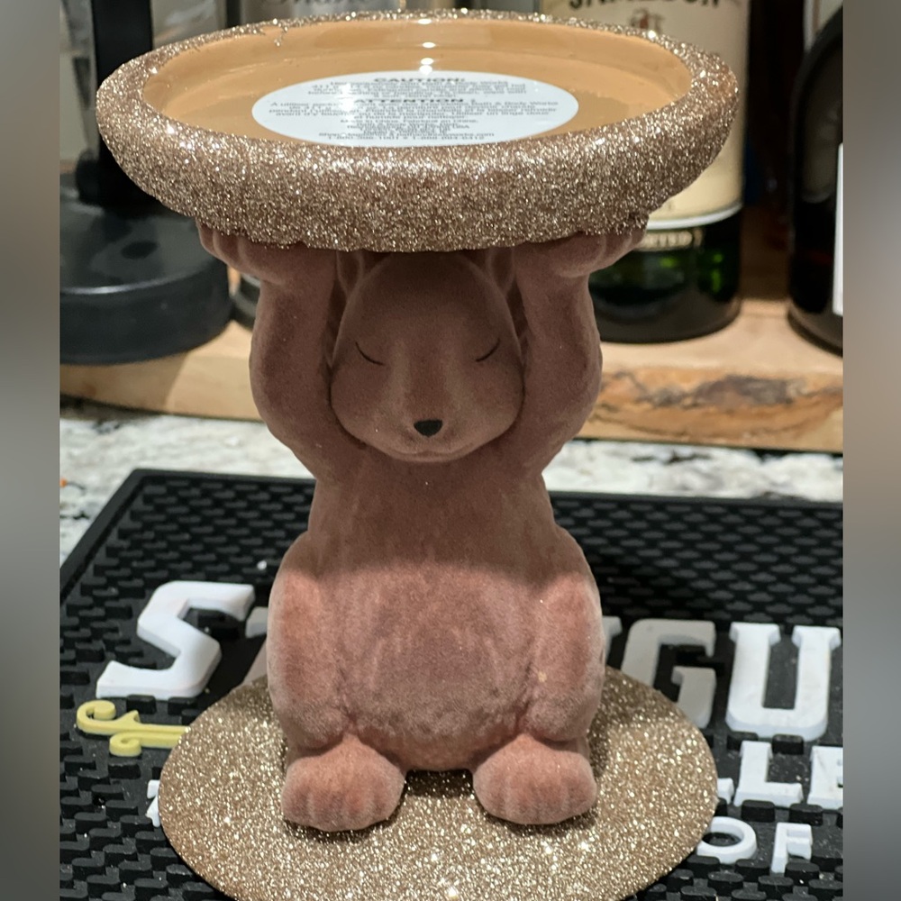 Bath and body works Glittery squirrel Candle Holder